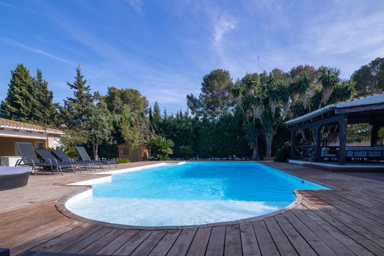 Villa Huerta 2, Paterna, Jacuzzi, Sauna Exterior foto