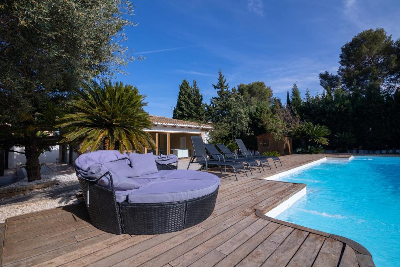 Villa Huerta 2, Paterna, Jacuzzi, Sauna Exterior foto