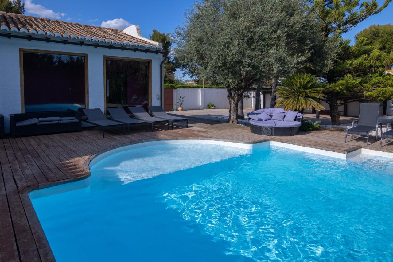 Villa Huerta 2, Paterna, Jacuzzi, Sauna Exterior foto